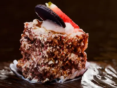 Strawberry Oreo Cupcakes 3D model