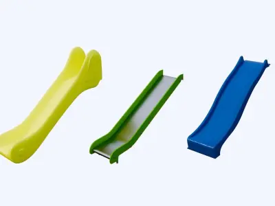 Playground Slide Zjezdzalnia Plac Zabaw 3D model