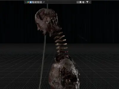 Lethal Company Coil Head Low-poly 3D model