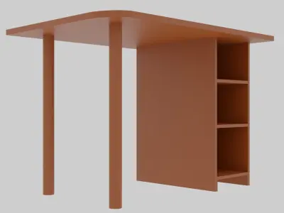 Writing desk Free 3D model