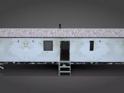 Old Mobile Home 3D model