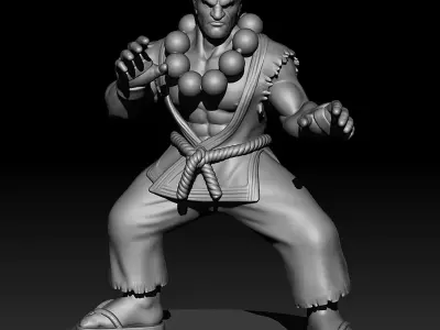 Akuma street fighter  3D print model