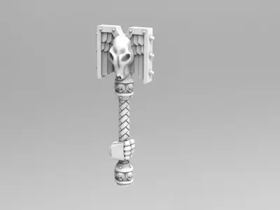 Wolf Priest Rods of Office - Standard And Next Gen Hands 3D print model