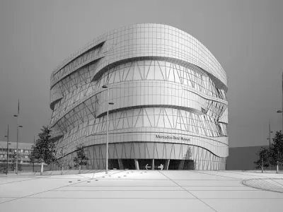 Mercedes Benz Museum 3D model