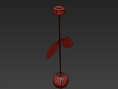 Areti Plant Pendant 3D model purchase