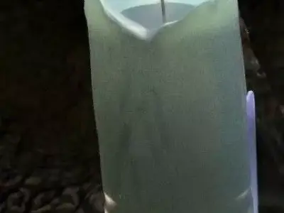 Large Candle Prop Model Free 3D model