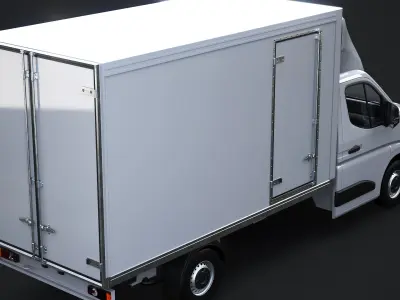  Renault Master 2025 Refrigerated Van - High-Detail 3D Model 