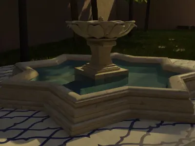 Fountain Morocco 3D model