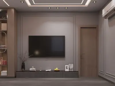 Bedroom 3D model 16