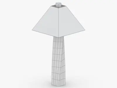 1366 - Table Lamp Low-poly 3D model