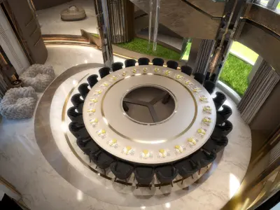 Hall   dinning room    Stairs  3D model