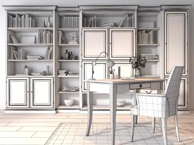 Selva Arena bookcase 3D model