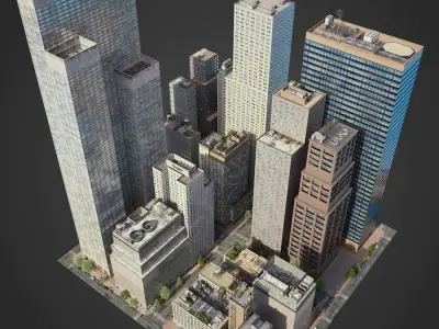 City District H18-A21 3D model