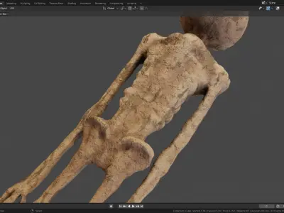 Mexico alien  3D model