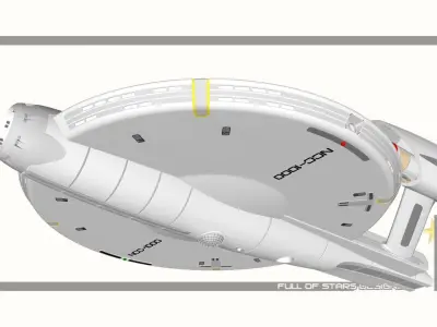 Star Trek USS Carolina 3D print model