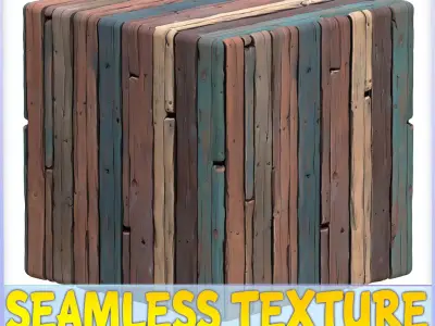 Stylized Wood Floor Seamless Texture Texture 11