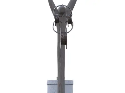 Old Rustic Well Low-poly 3D model