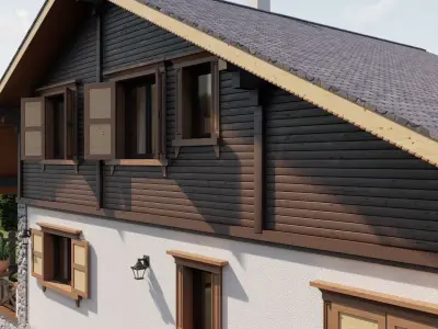 House 12 exterior 3D model