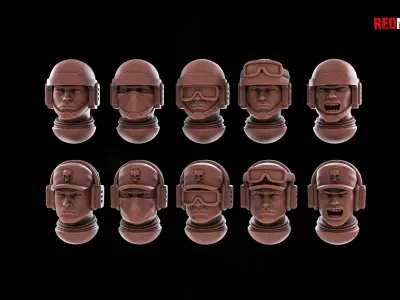 Shock Troops - Heavy Support Squad of the Imperial Force  3D print model