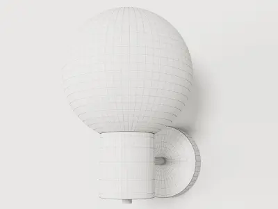 Bohrer 1-Light Armed Sconce 3D model