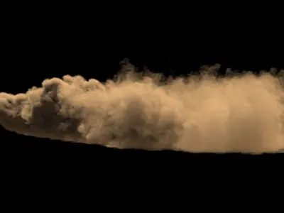 Ground Gas VDB 3D model