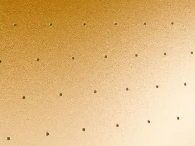 Shiny Golden Metal Grill PBR Seamless Texture
