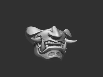 Devil Mask Japan Texture