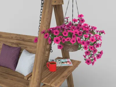 Garden Swing 3D model