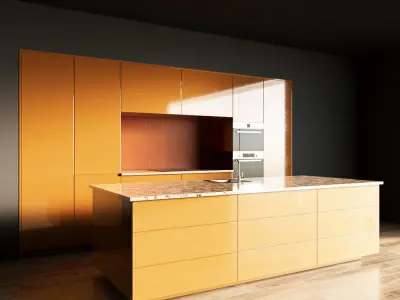 66-Kitchen6 glossy 6 3D model