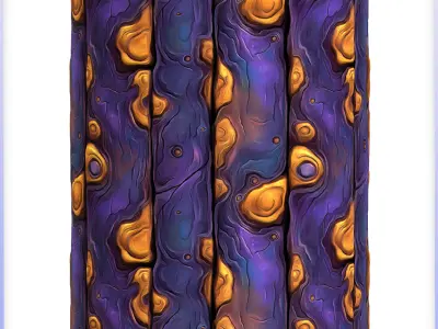 Stylized Wood Seamless Texture Texture 48
