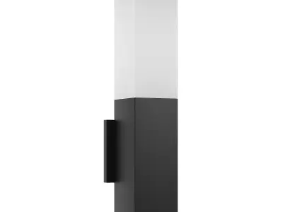 Raine Rectangular Acrylic Outdoor LED Wall Sconce 3D model