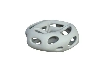 SciFi Cube Object No 66322 Low Poly Shape Low-poly 3D model