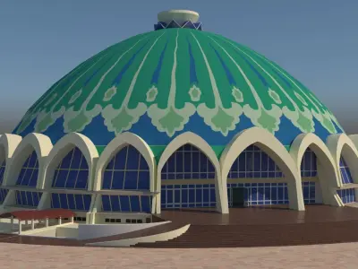 Tashkent Chorsu Market 3D model
