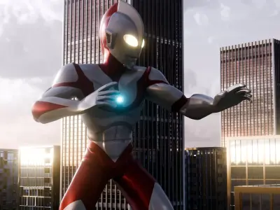 Ultraman Stylized 3D Model  3D model