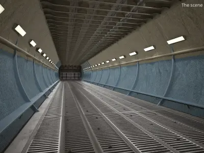  Heavy Air Transport Jet Grey with Interior Rigged 