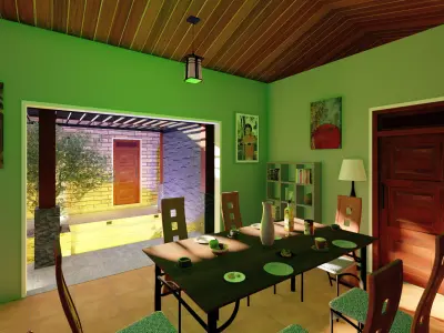 Modern Home - Walauwa 3D model