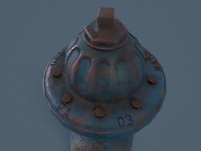 Hydrant Common Enviroment Assets Low-poly 3D model