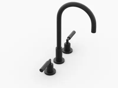 Faucet 03 Low-poly 3D model