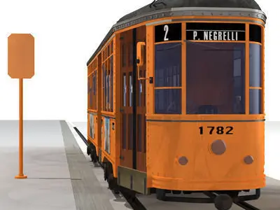 tramway 01 3D model