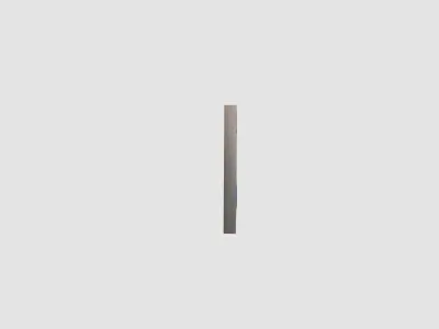 low poly window stainless steel wall sconce Low-poly 3D model