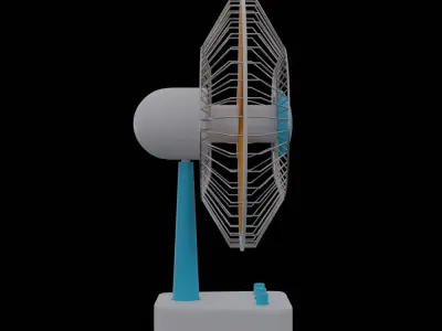 Table Fan Free 3D model