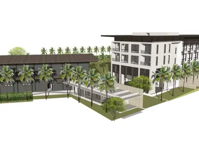 RESORT IN THAILAND 3D model