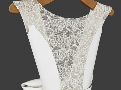 Wedding Dress 3D model