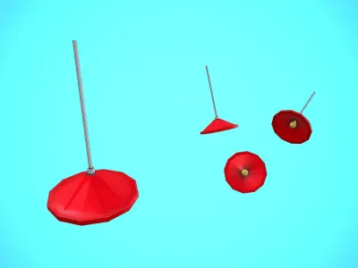 CEILING LAMP 01 CARTOON STYLIZED Low-poly 3D model