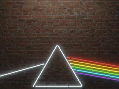 Neon 3D Model 9 - The Prism 3D model
