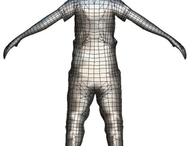 Cartoon Low Poly Style Avatar 016 Low-poly 3D model