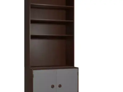 Kas Rosewood Display Cabinet 3D model