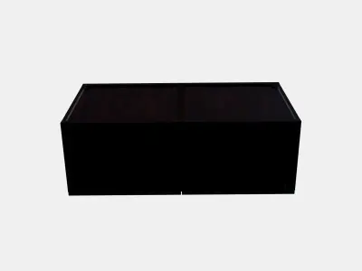 BESTA Shelf unit with glass doors 5 Low-poly 3D model