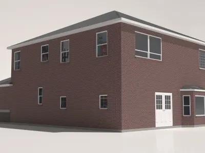 House-006 - Low Poly 3D model
