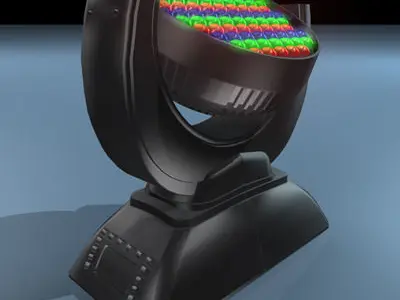 LED moving head 3D model